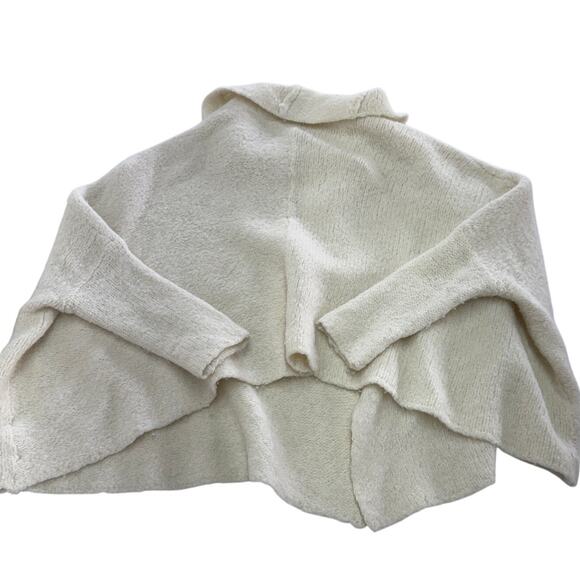Free People Sweater Womens X Small‎ Small White Button Shawl Collar - Picture 2 of 8